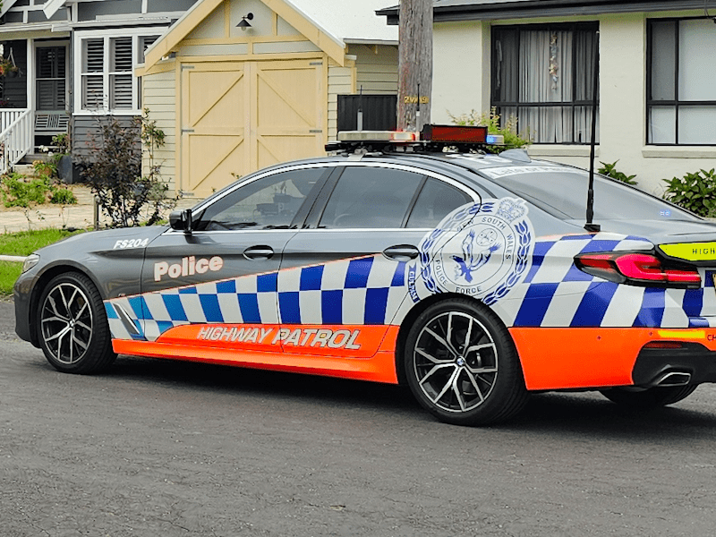 NSW Police highway patrol